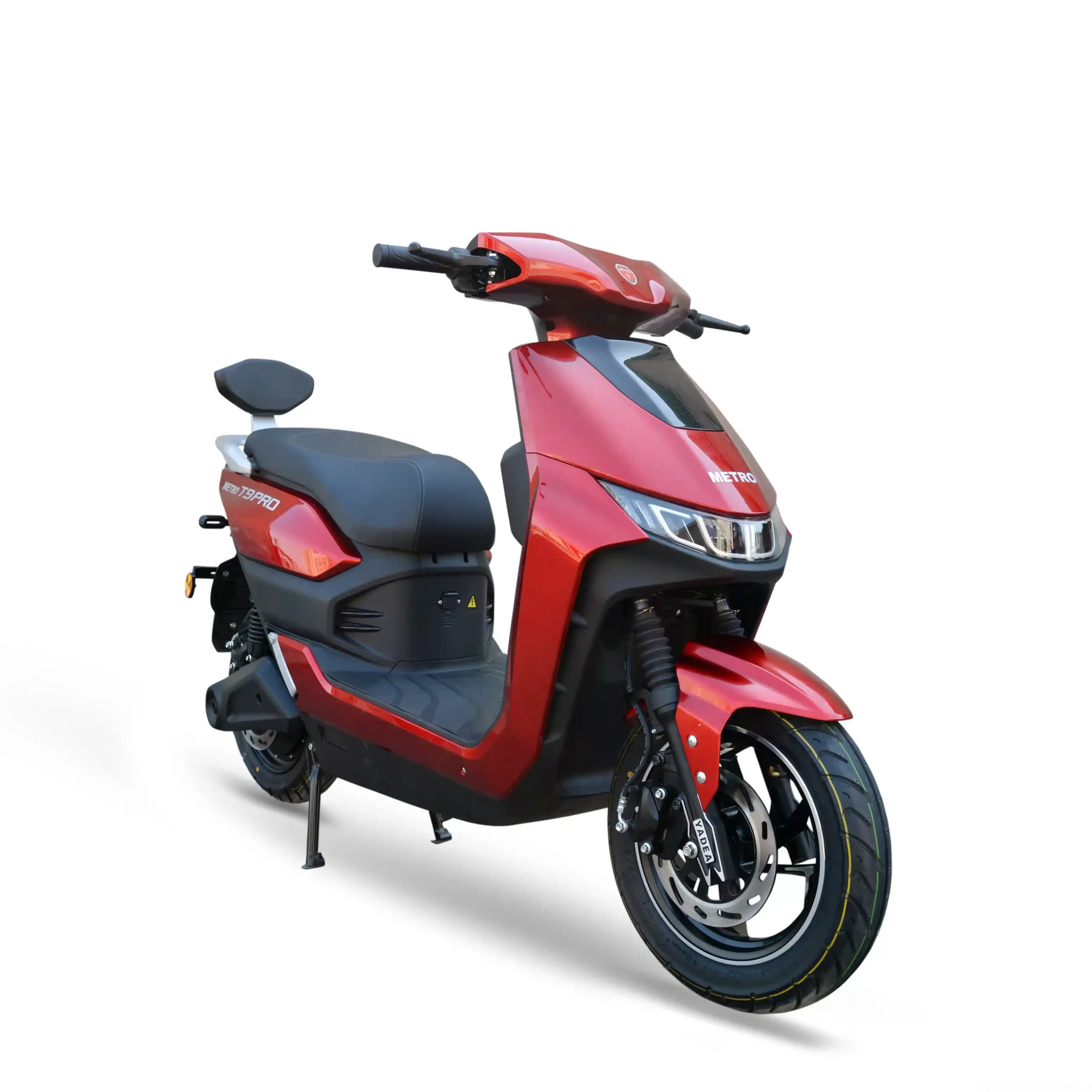 Metro T9 Pro red electric bike with Graphene battery in Pakistan.