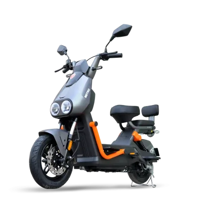 Metro Super Bike grey electric bike with Nano Carbon Fiber battery in Pakistan.