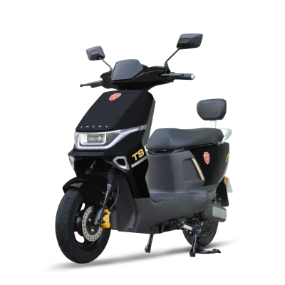 Metro T9 Sport black electric bike with Nano Carbon Fiber battery in Pakistan.