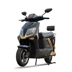 Metro Thrill Pro Lithium black electric bike with Lithium Iron Phosphate battery in Pakistan.