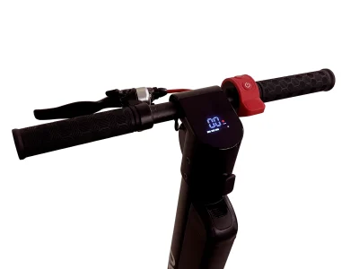 METRO X8 foldable electric scooter in black color featuring detachable lithium battery – portable EV scooter in Pakistan.