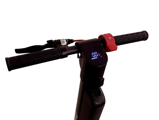 METRO X8 foldable electric scooter in black color featuring detachable lithium battery – portable EV scooter in Pakistan.