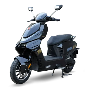 Metro EV Matrix Black electric bike in Pakistan stylish black EV motorcycle eco friendly and efficient ride
