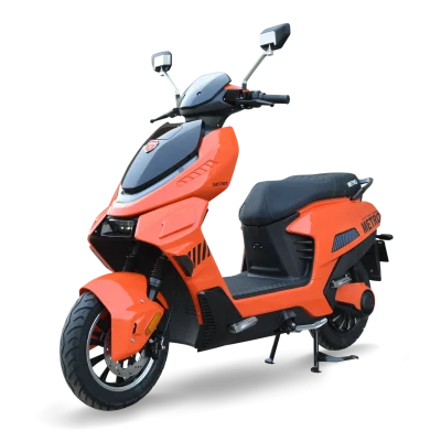 Metro EV Metrix Orange electric bike in Pakistan sporty design bright orange eco friendly EV motorcycle
